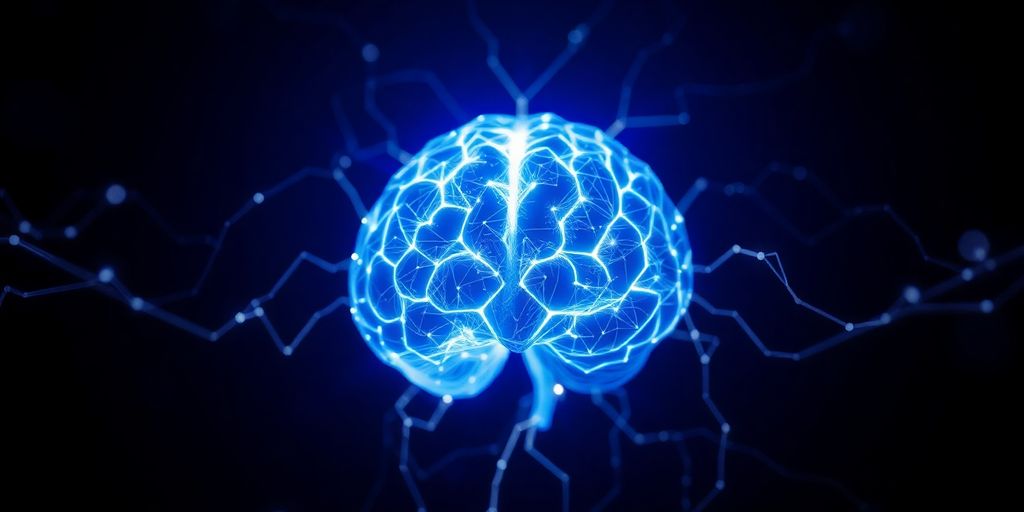 AI brain unlocking brand potential.